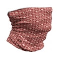 thumbnail image 1 of Nordic Neck Gaiter, Northern Reindeers Flora, Unisex, Red Beige, by Ambesonne, 1 of 3