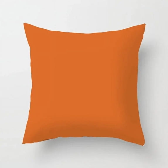 Nordic Orange Pattern Abstract Art Throw Pillow Cover Sofa Cushion Home