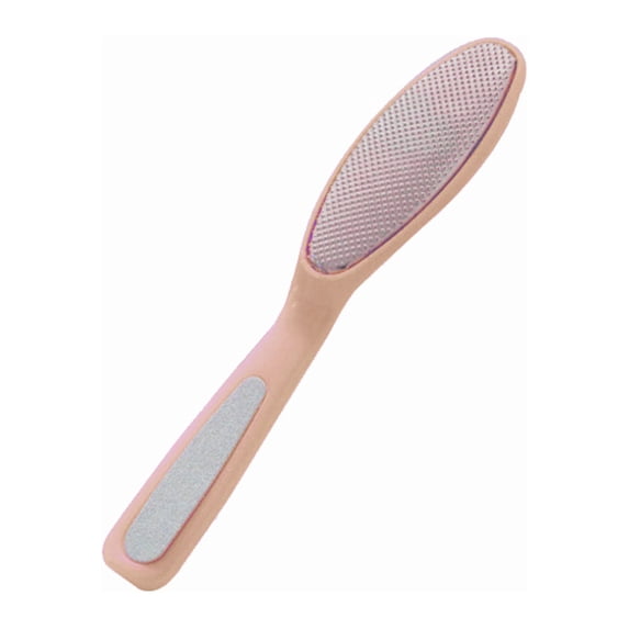 Nordic Pink Foot File, Double Sided Stainless Steel Callus Remover and Foot Grater, Pedicure Foot Scraper Tool for Smooth Soft Feet