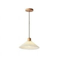 thumbnail image 1 of Nordic Pleated Bedside Chandelier Household Bedroom Dining Room Table Pendant Lamp Modern Lighting Fixtures,31cm, 1 of 9