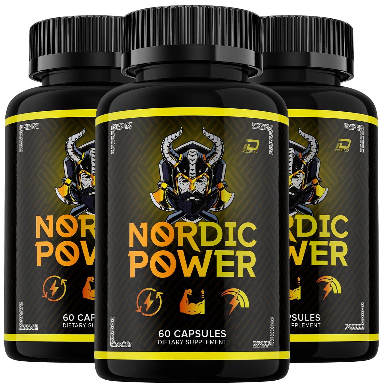 Nordic Power for Men Capsules – NordicPower Overall Health and Energy, Official Formula, Nordic Power, All Natural Support Formula, 3 Pack, 180 Gummies