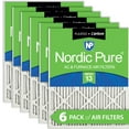 thumbnail image 1 of Nordic Pure 12x18x1 Pleated Air Filters MERV 13 Plus Carbon 6 Pack, 1 of 7