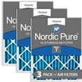 thumbnail image 1 of Nordic Pure 12x20x2 Pleated MERV 7 Air Filters 3 Pack, 1 of 7