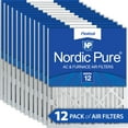 thumbnail image 1 of Nordic Pure 16x20x2 Pleated MERV 12 Air Filters 12 Pack, 1 of 7