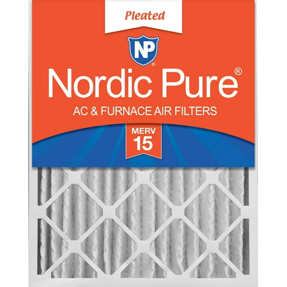 Nordic Pure 16x24x4 (3 5/8) Pleated MERV 15 Air Filter 1 Pack