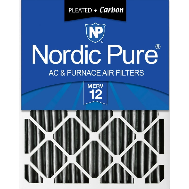 16x25x4 carbon air filter top