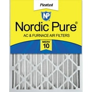 Nordic Pure 16x25x4 3 5/8 Pleated MERV 10 Air Filter 1 Pack