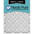 thumbnail image 1 of Nordic Pure 16x28x1ExactCustomM14PlusC-6 Exact MERV 14 Plus Carbon AC Furnace Filters - 16 x 28 x 1 in., Pack of 6, 1 of 1