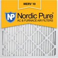 thumbnail image 1 of Nordic Pure 17x17x1ExactCustomM10-6 MERV 10 Exact AC Furnace Filters, 17 x 17 x 1 in. - Pack of 6, 1 of 1