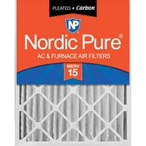 Nordic Pure 18x24x4 (3 5/8) Pleated Air Filters MERV 15 Plus Carbon 1 Pack