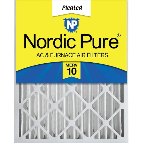 Nordic Pure 18x24x4 (3 5/8) Pleated MERV 10 Air Filter 1 Pack