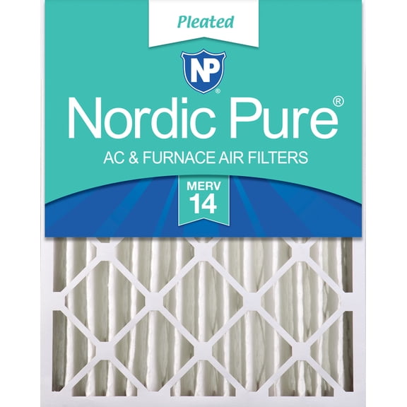 Nordic Pure 18x24x4 (3 5/8) Pleated MERV 14 Air Filter 1 Pack