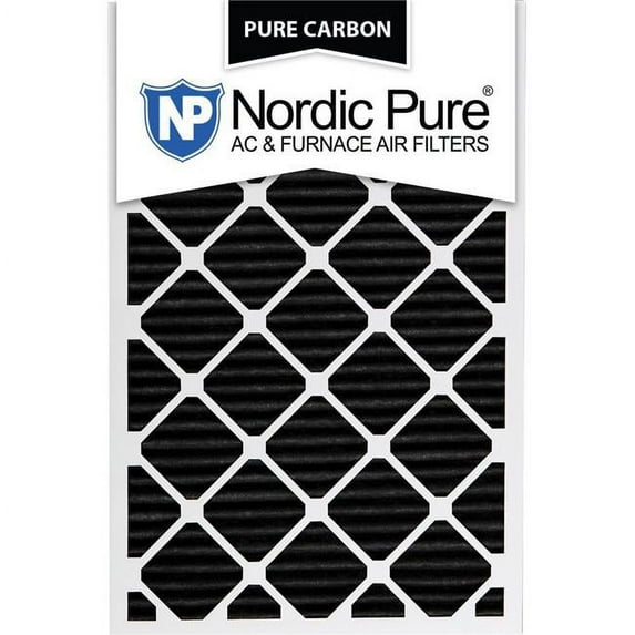 Nordic Pure 18x30x1PCP-3 Pure Carbon Pleated Odor Reduction Furnace Air Filters - 18 x 30 x 1 in. - Pack of 3