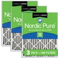 thumbnail image 1 of Nordic Pure 20x20x2 Pleated Air Filters MERV 13 Plus Carbon 3 Pack, 1 of 7