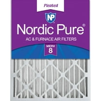 Nordic Pure 20x20x4 (3 5/8) Pleated MERV 8 Air Filter 1 Pack