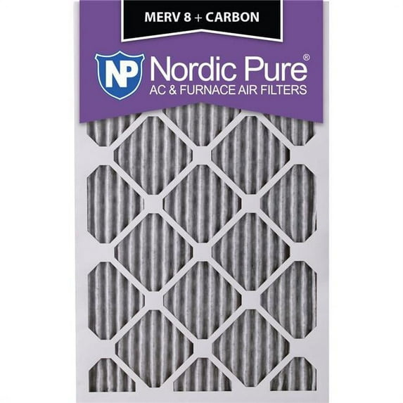 Nordic Pure 21x27x1CustomM8-C-6 Trane Replacement MERV 8 Plus Carbon AC Furnace Filters, 21 x 27 x 1 in. - Pack of 6