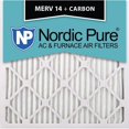 thumbnail image 1 of Nordic Pure 29x29x1CustomM14-C-6 MERV 14 Plus Carbon AC Furnace Filters, 29 x 29 x 1 in. - Pack of 6, 1 of 1