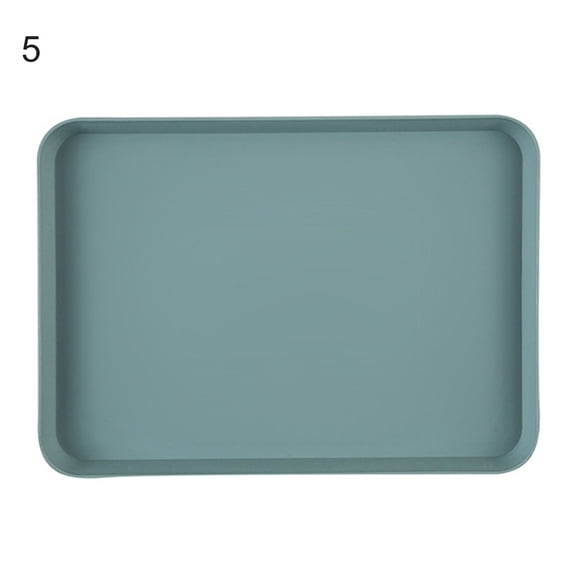 Nordic Rectangular Fruit Dessert Plastic Tray Kitchen Supplies