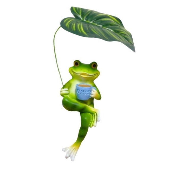 Nordic Resin Frog Sculptures, Fairy Garden Decorations for Outdoor Table Centrepieces, Patio Yard Housewarming