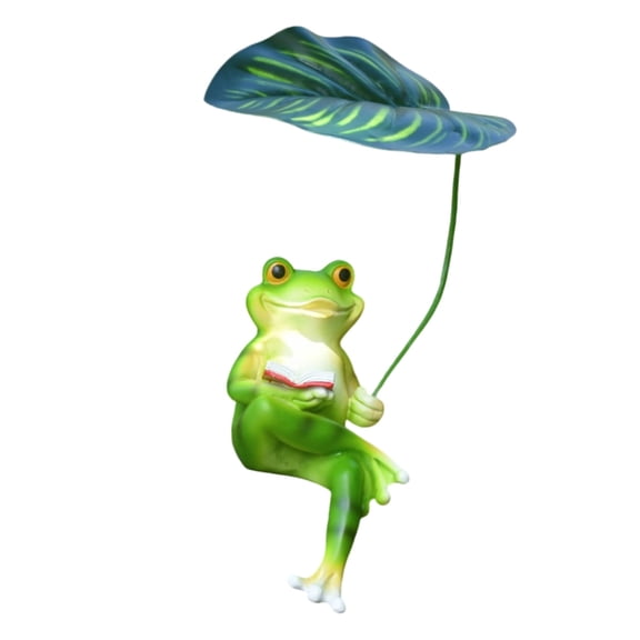 Nordic Resin Frog Sculptures, Fairy Garden Decorations for Outdoor Table Centrepieces, Patio Yard Housewarming