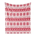 thumbnail image 1 of Nordic Soft Flannel Fleece Throw Blanket, Christmas Pattern with Nature Inspirations Scandinavian Culture Retro, Cozy Plush for Indoor and Outdoor Use, 50" x 60", Hot Pink White, by Ambesonne, 1 of 6