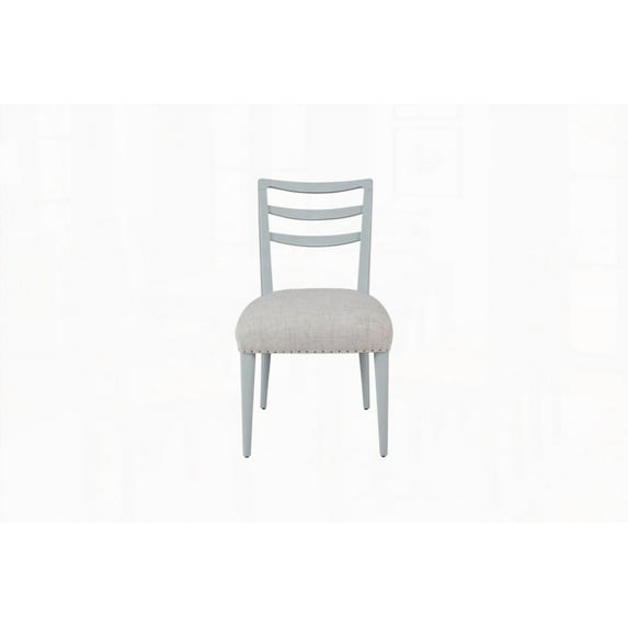 Nordic Solid Wood Dining Chairs - 2-Pack Ocean Colored Finish