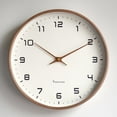 thumbnail image 1 of Nordic Solid Wood Simplicity Wall Clock Living Room Home Decorate Clock Mute Clock Japanese Style Fashion Modern Light Luxury Creative Clock, 1 of 1