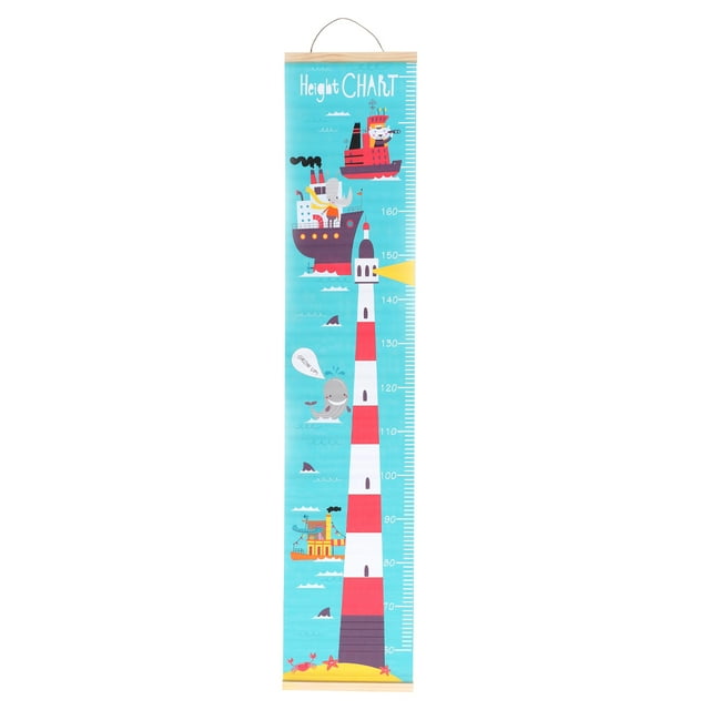 Nordic Style Children Wall Ruler Hanging Growth Chart Oil Canvas Height
