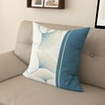 thumbnail image 1 of Nordic Style Cotton and Linen Blend Pillowcase with Ginkgo Leaf Pattern, Home Sofa Cushion Cover, Printed backrest Pillowcase, Invisible Zipper, Removable and Washable(18 * 18inch, 03041), 1 of 4
