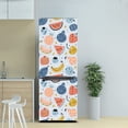 thumbnail image 1 of Nordic Style Fruit Green Leaf Wall Sticker For Refrigerator Self-Adhesive Vinyl Removable Poster Fridge Full Coverage Wallpaper, 1 of 6