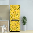 thumbnail image 1 of Nordic Style Fruit Green Leaf Wall Sticker For Refrigerator Self-Adhesive Vinyl Removable Poster Fridge Full Coverage Wallpaper, 1 of 6