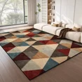 thumbnail image 1 of Nordic Style Geometric Large Rugs for Living Room Modern ration Home Carpet Light Luxury Bedroom Rug Non-slip Washable Mat, 1 of 5