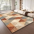 thumbnail image 1 of Nordic Style Geometric Large Rugs for Living Room Modern ration Home Carpet Light Luxury Bedroom Rug Non-slip Washable Mat, 1 of 5