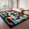 thumbnail image 1 of Nordic Style Geometric Large Rugs for Living Room Modern ration Home Carpet Light Luxury Bedroom Rug Non-slip Washable Mat, 1 of 5