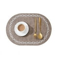 thumbnail image 1 of Nordic Style Leather Waterproof & Heat Insulation Placemat, 1 of 1