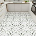 thumbnail image 1 of Nordic Style Living Room Rug PVC Leather Kitchen Mat Non-slip Soft Bedroom Carpets Balcony Lounge Rugs Customizable Doormat, 1 of 5