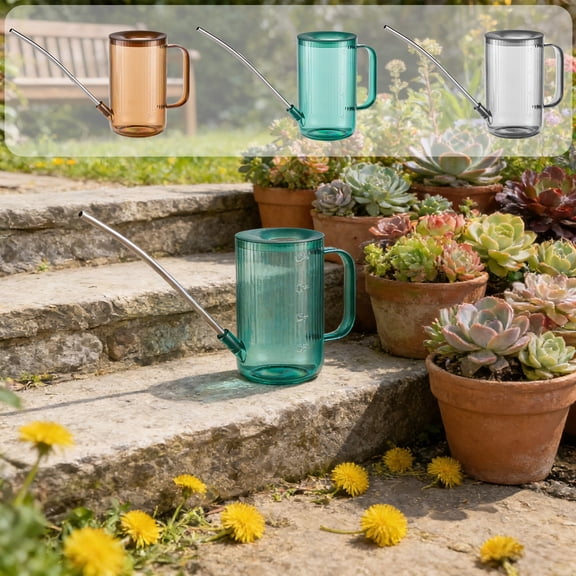 Nordic Style Long Spout Watering Can Steel Nozzle Watering Can for House Plants,Flowers,Succulents,Indoor Plant