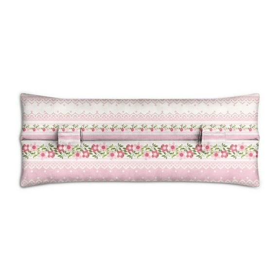 Nordic Style Mastectomy Pillow - Post Heart Surgery Seatbelt Cushion, Floral Chest Protector, Lightweight and Travel-Friendly