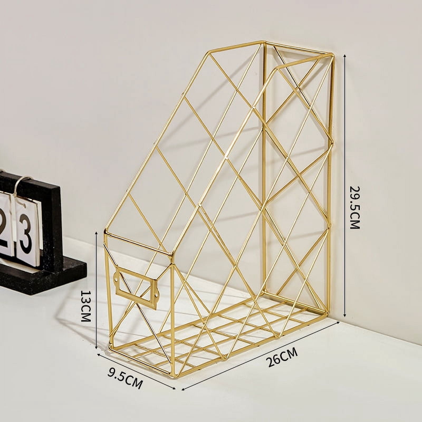 Nordic Style Metal Bookends and Magazine Holders for Office Desk ...