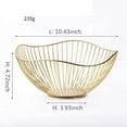 thumbnail image 1 of Nordic Style Metal Wire Fruit Vegetable Storage Bowls for Apples Oranges Home Creative Snacks Bread Storage Drain Basket Stand, 1 of 6