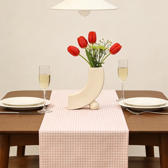 Nordic Style Minimalist White Ceramic Vase, Interior Living Room Office Desk Decoration Accessories, Dried Flower Vase for Modern Home Decor, Easy to Clean