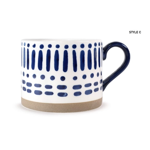 Nordic Style Multi-Pattern Ceramic Mug