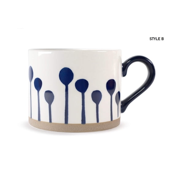 Nordic Style Multi-Pattern Ceramic Mug