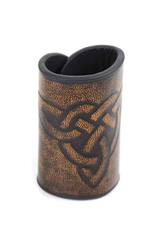 Nordic Style PU Leather Hair Ties Fashion Hair Accessories With Knotwork for Men