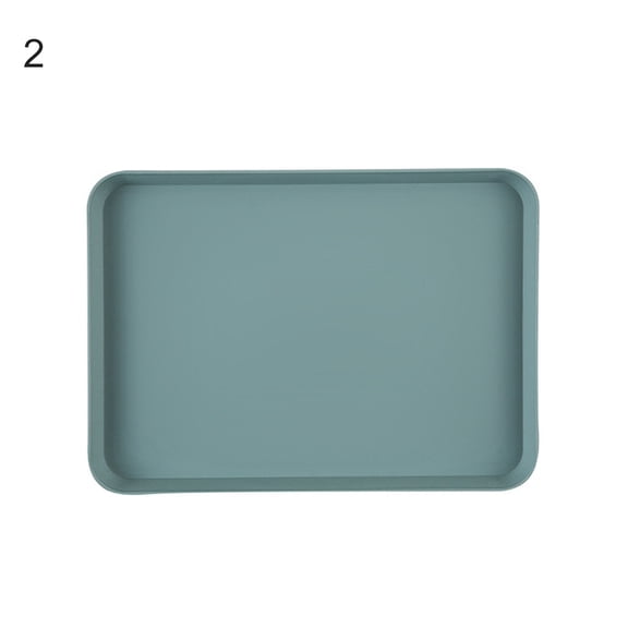 Nordic Style Plastic Fast Food Tray | Simple Rectangular Fruit Dessert Storage - Kitchen Organizer Supplies