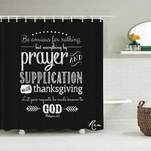 Nordic Style Vintage Map Letter Shower Curtains Bathroom Curtain Frabic Waterproof Polyester Bath Curtain Decoration With