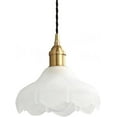 thumbnail image 1 of Nordic Style White Glass Pendant Lamp, Modern Simple Pendant Light Fixture, Decorative Rustic Pendant Lighting for Kitchen Island, Personalized Pendant for Dining Room Sink Over Table Hallway, 1 of 7