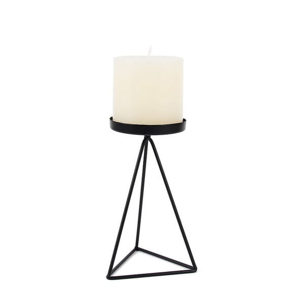 Nordic Style Wrought Iron Geometric Candle Holder Triangle Candlestick Decor