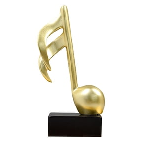 Nordic Style, resin material art Musical Notes Shape Sculpture, Decorative Ornament, Table Centerpiece Figurine Statue Photo Props, Desktop Decorations A
