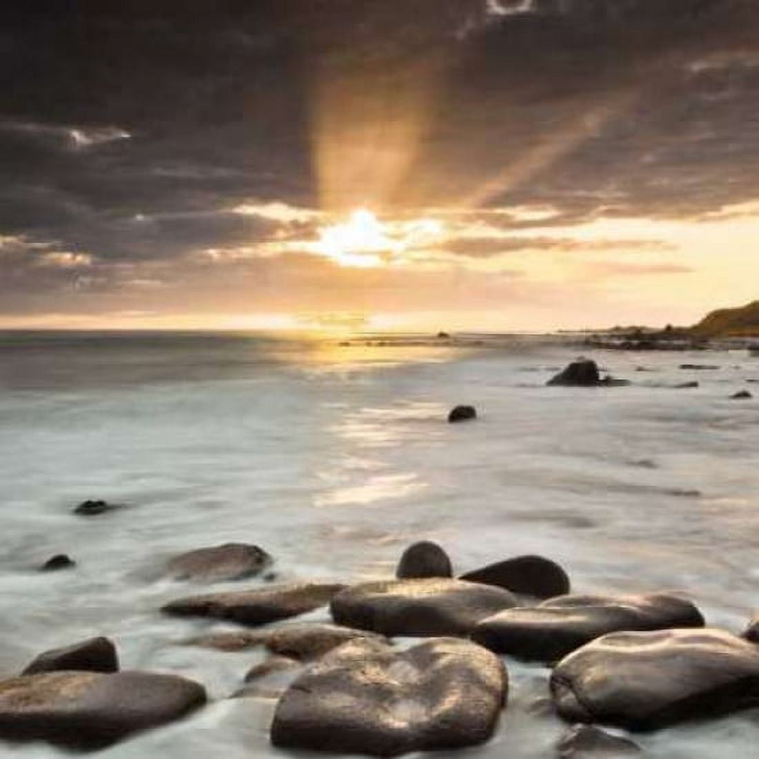 Nordic Sunset Canvas Art - Assaf Frank (24 x 24)
